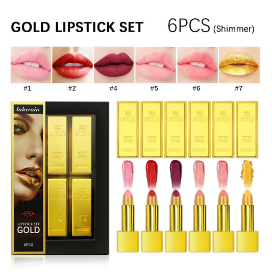 Elegant Gold Bar Lip Palette