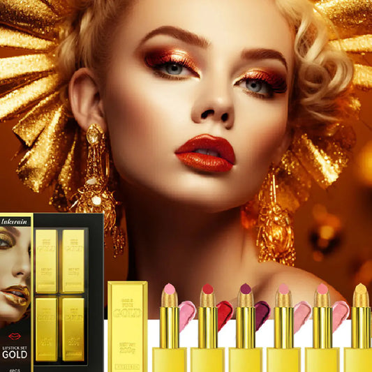 Elegant Gold Bar Lip Palette